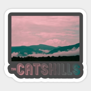 The Catskills - Catskill, NY Mountain T-Shirt Sticker